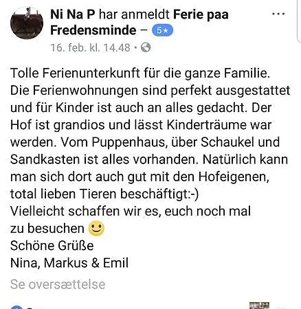 Fredensminde Ferie Feriegård